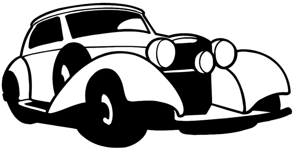 Classic car vinyl sticker. Customize on line. Autos Cars and Car Repair 060-0419  